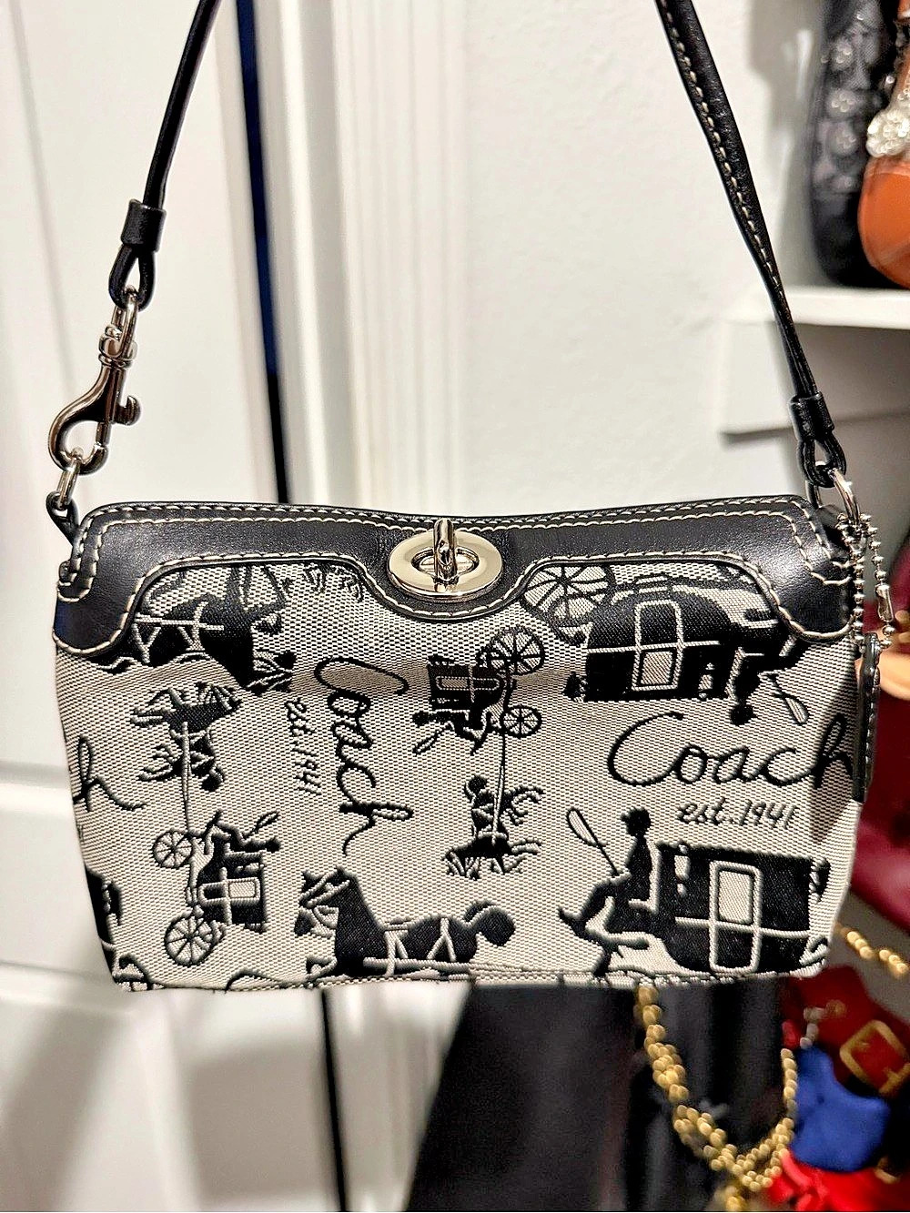 Y2K Coach Turnlock Wristlet